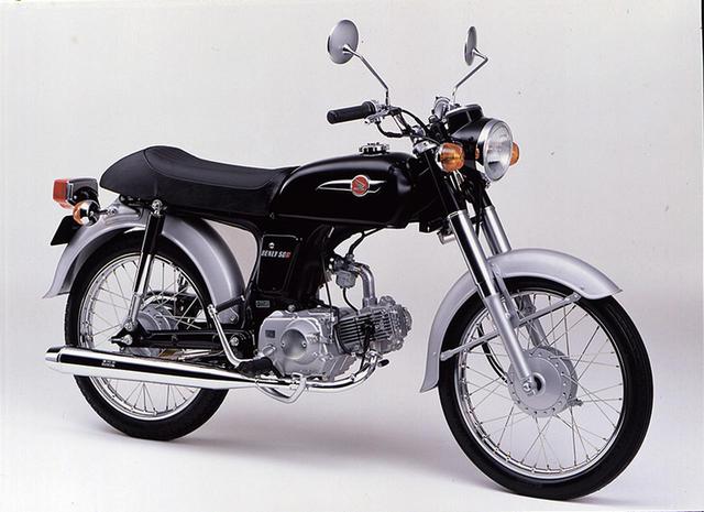 画像: 1996/4 HONDA ベンリィ50S ●空冷4ストOHC2バルブ単気筒●49㏄●4.0PS/7000rpm ●0.44㎏-m/6000rpm ●71㎏●2.25-17・2.50-17 ●18万4000円