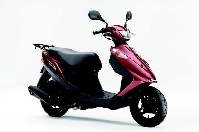画像: ●空冷4ストOHC2バルブ単気筒●124cc●11.4PS/7500rpm●1.2kg-m/6000rpam●85kg(88kg)●90/90-10・100/90-10●20万8950円(22万9950円)()内はG