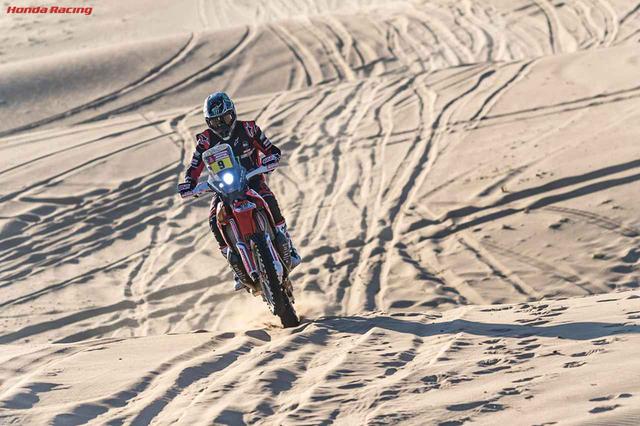 画像: 第1ステージ総合2位のホンダワークスチーム「リッキー・ブラベック」