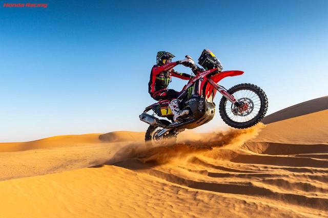 画像: ステージ7の勝者はホンダのケビン・ベナバイズ。目標にしていたチームメートのホアン・バレダに1分23秒の差をつけてのゴールでした