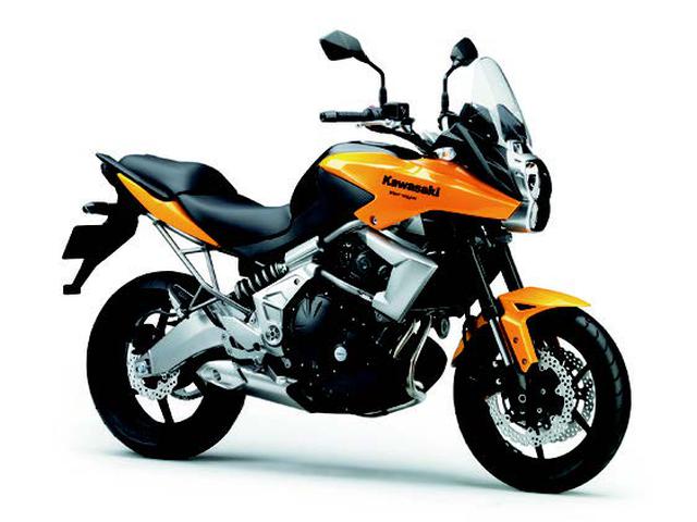 画像: ●水冷4ストDOHC4バルブ並列2気筒●649cc●64PS/8000rpm●6.2kg-m/6800rpm●206kg/209kg(ABS)●120/70ZR17・160/60ZR17●輸出車