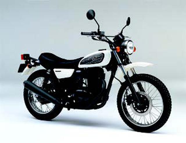 画像: ●空冷4ストOHC2バルブ単気筒●249cc●19PS/7500rpm●1.9kg-m/6000rpm●146kg●90/90-19・110/90-18●39万9000円/40万4000円(ライムグリーン)