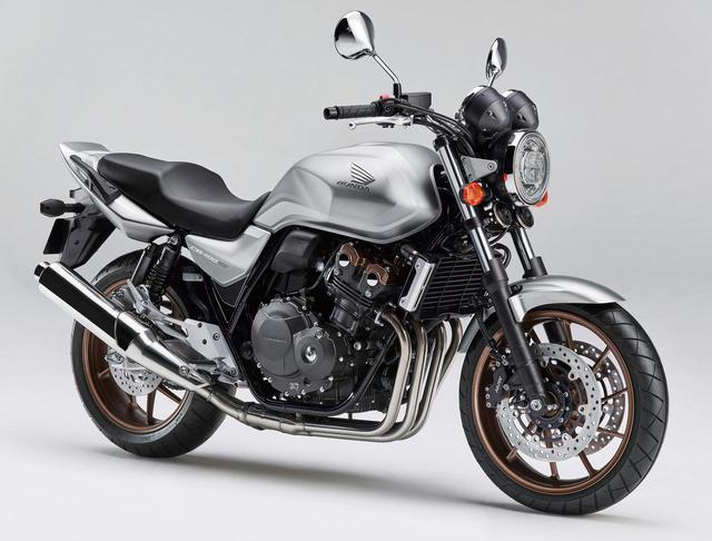 画像: CB400SFに渋いマットカラーが追加ラインナップ タンクとシートカウルにはさりげなくストライプを飾る