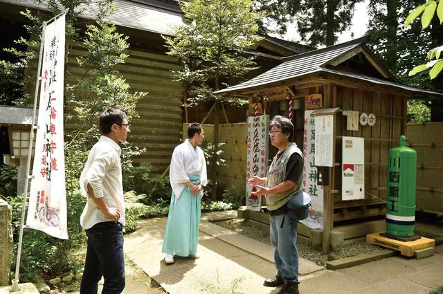 画像: 足尾山神社への奉納や、イベントなどの窓口をされている権禰宜(こんねぎ)の根本さん。参拝者から起こった「バイク神社」を、これからも見守っていきたいと話されていました。