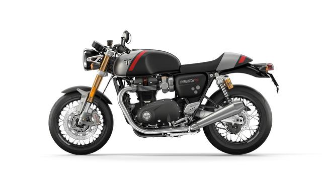 画像: TRIUMPH THRUXTON RS マットストームグレー&マットシルバーアイス