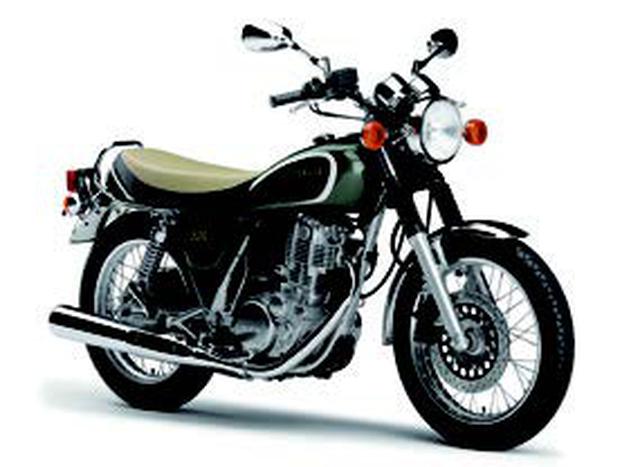 画像: ●空冷4ストOHC2バルブ単気筒●399cc●26PS/6500rpm●2.9kg-m/5500rpm●174kg●90/100-18・110/90-18●53万5500円