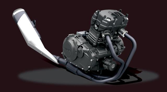 画像: ライバル中唯一のSOHC2バルブツインを採用。高回転型ではないから日常で扱いやすい。