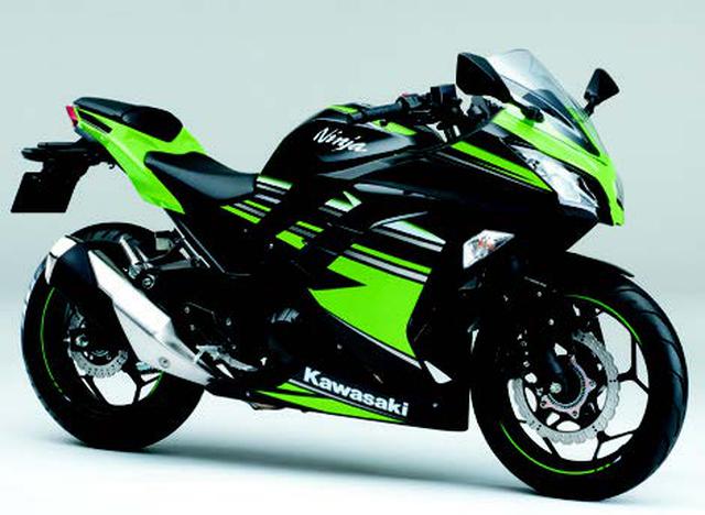 画像: ●水冷4ストDOHC4バルブ並列2気筒●248cc●31PS/11000rpm●2.1kg-m/8500rpm●174kg●110/70-17・140/70-17●62万460円