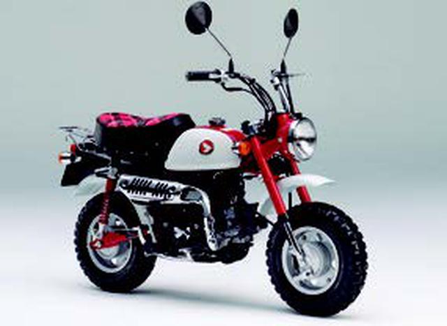 画像: ●空冷4ストOHC2バルブ単気筒●49cc●3.4PS/8500rpm●0.35kg-m/5000rpm●68kg●3.50-8・3.50-8●35万2080円