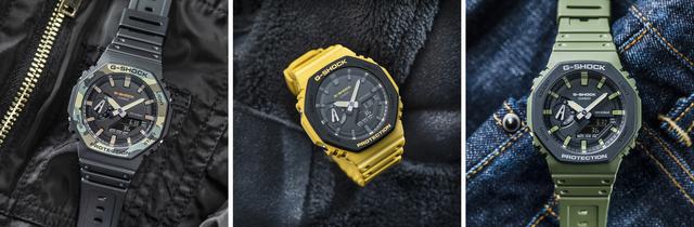 画像4: アウトドアでもストリートでも映えるG-SHOCK! 薄型の「GA-2100」シリーズにユーティリティカラーが登場