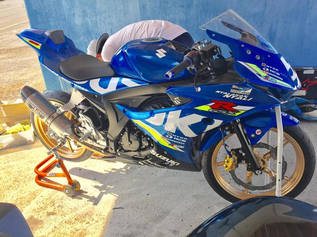 画像2: マシンはアジアンチャレンジカップ仕様のGSX-R150