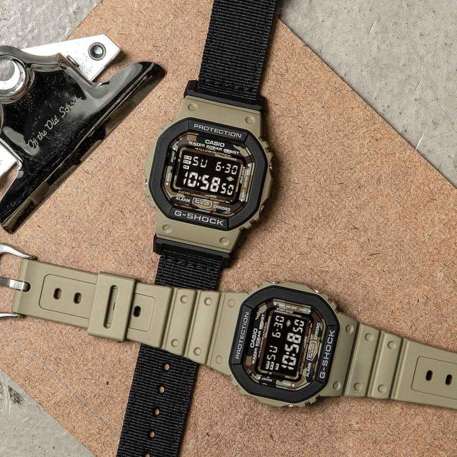 画像2: 【G-SHOCK】定番の〈DW-5600〉シリーズに「ユーティリティカラー」モデルが新登場!