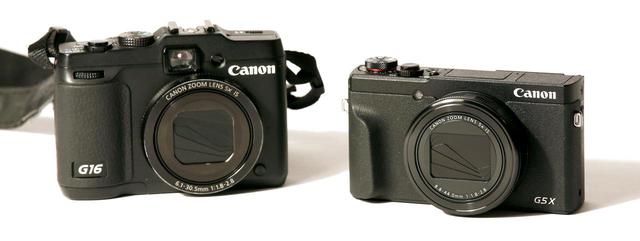 画像2: 左はG16。右はG5 X Mark II。