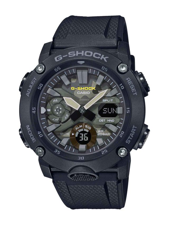 画像1: カーボンコアガード構造を採用したG-SHOCK「GA-2000」シリーズに、迷彩色のニューモデルが登場!