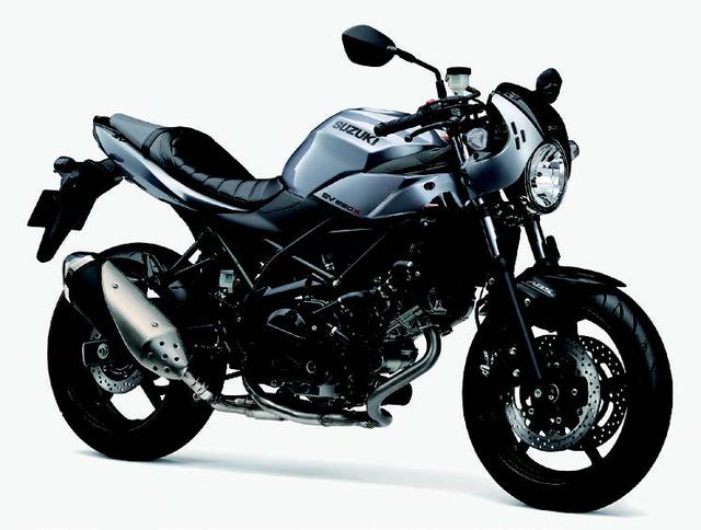 画像: ●水冷4ストDOHC4バルブV型2気筒 ●645cc ●76.1PS/8500rpm ●6.5kg-m/8100rpm ●197kg ●120/70-17・160/60-17 ●78万1920円