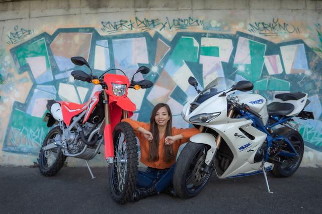画像: Honda CRF250L(2019)&Triumph Daytona675(2009)