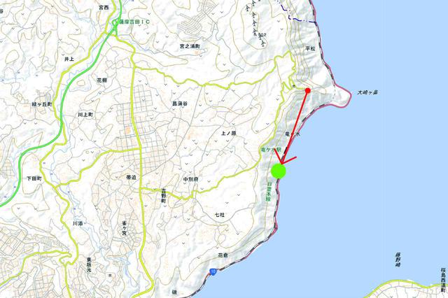 画像: 日豊本線(竜ヶ水~鹿児島)鹿児島県