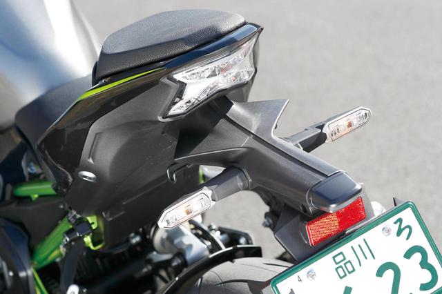 画像: ブレーキ点灯時には「Z」の文字が浮かび上がるLEDテールランプを採用。ウインカーもLEDで、灯火類はすべてLED化を達成。