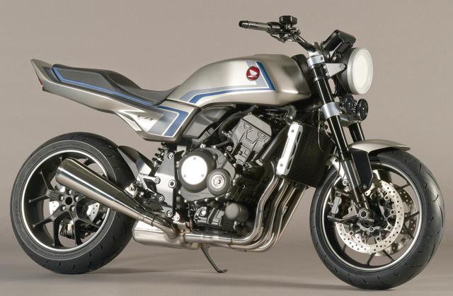 画像: Honda CB-F CONCEPT エンジン形式:水冷4ストDOHC4バルブ並列4気筒/総排気量:998cc