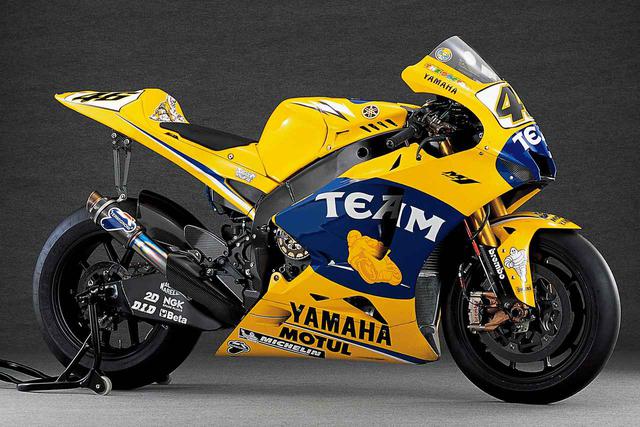 画像1: 990cc最終型のYZR-M1。タイトルは逃すが、先進の並列4気筒は、さらなる進化をとげた