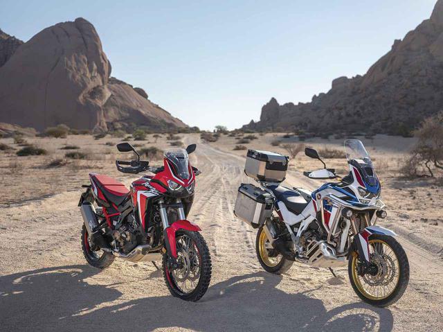 画像: ホンダ「CRF1100L Africa Twin」シリーズ 総排気量:1082cc/最高出力:102PS/7500rpm/最大トルク:10.7㎏-m/6250rpm 税込価格:161万7000円〜205万7000円