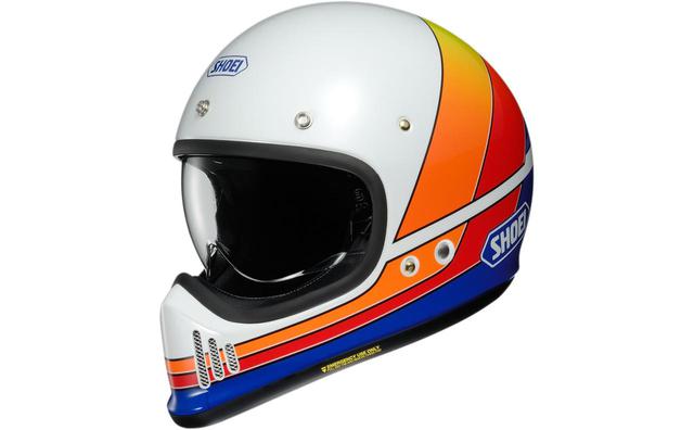 画像: SHOEI「EX-ZERO」で唯一のグラフィックモデルだったEQUATION(イクエージョン)BLUE/WHITE