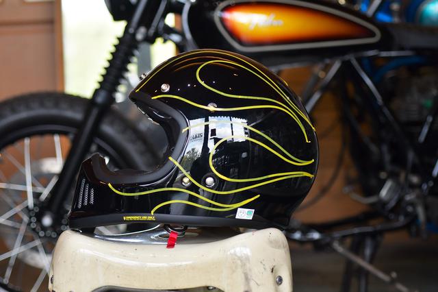 画像2: スーパーカッコ良いEX-ZEROを内職でもっとカッコ良くしたい!お手軽ヘルメットカスタムのすゝめ。〈若林浩志のスーパー・カブカブ・ダイアリーズ Vol.11〉