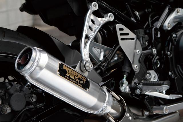 画像2: 前後ディスクブレーキはサンスター製に変更(上記のZ900RS も)。フロントのディスク径はφ 320。