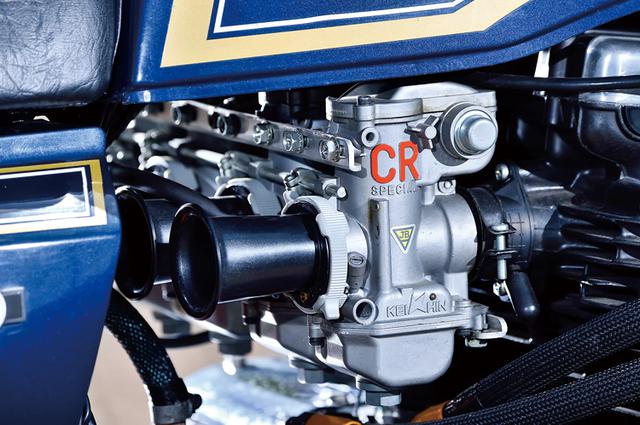 画像: キャブレターはCRスペシャル。排気系にはZ系に強いブルーサンダース製を選択するあたりからも、コアな感じがする1台と思える。