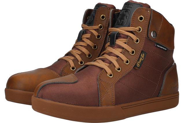 画像: RIDEZ SNEAKERS MOTO-AW ブラウン