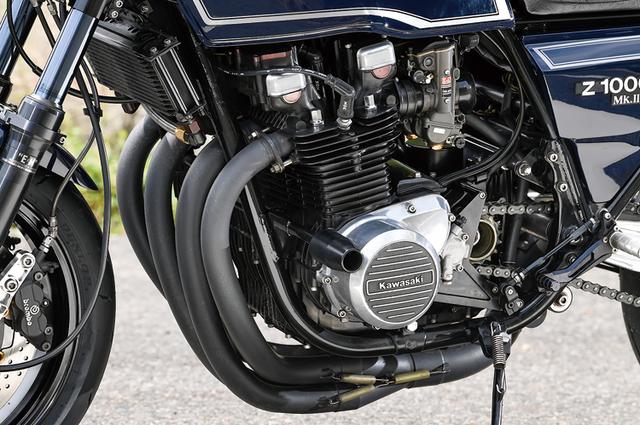 画像: エンジンは純正0.5mmオーバーサイズのφ70.5mmピストンによる1030cc(ストローク66mm)。カムシャフトも純正品のままでクランクシャフトは芯出しされる。いわゆるライフパッケージ(寿命も重視し、かつ元気良さも損なわない)的な仕様で作り込まれている。
