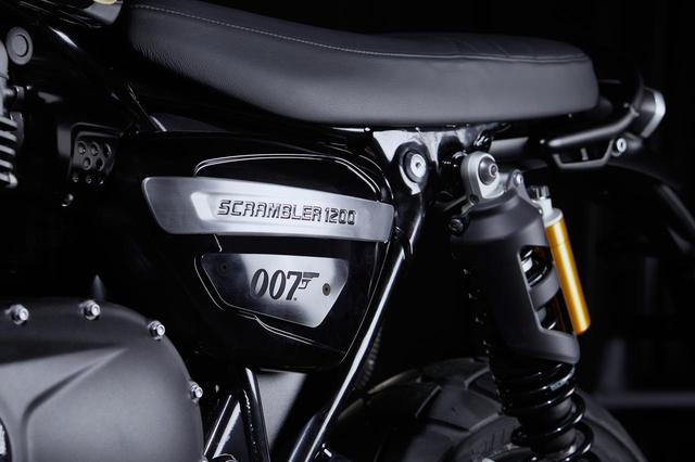 画像: サイドカバーにも「007」のロゴが。仕上げも美しい!