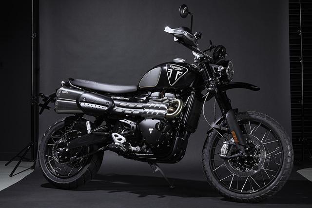 画像: TRIUMPH SCRAMBLER 1200 BOND EDITION 総排気量:1200cc エンジン:水冷並列2気筒SOHC4バルブ 270°クランク