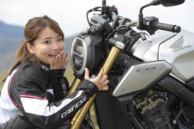 画像4: 平嶋夏海 × ホンダ「CB650R」【オートバイ女子部のフォトアルバム】