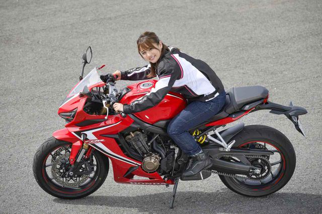 画像2: 平嶋夏海 × ホンダ「CBR650R」【オートバイ女子部のフォトアルバム】