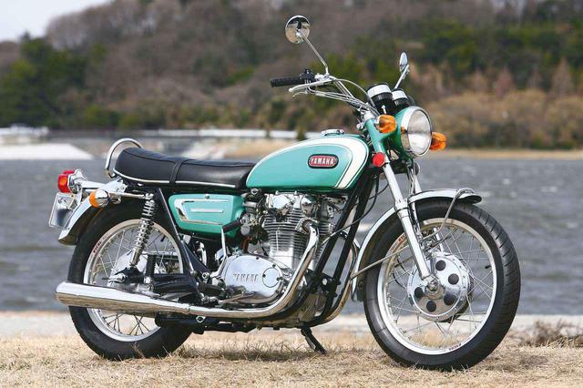 画像: YAMAHA 650XS1 総排気量:653cc 発売年月:1970年2月 当時の価格:33万8000円