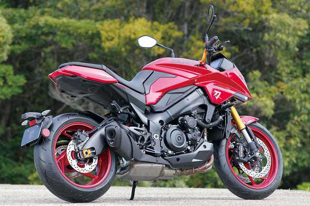 画像: シルバーやブラックといった車体色と比べて、レッドは明らかに目を惹く。もし市販されたらオーナーは目立つことうけあいだ。