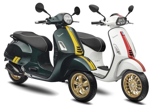 画像: Vespa GTS Super 150 Racing Sixties(左)、Vespa Sprint 150 Racing Sixties(右)