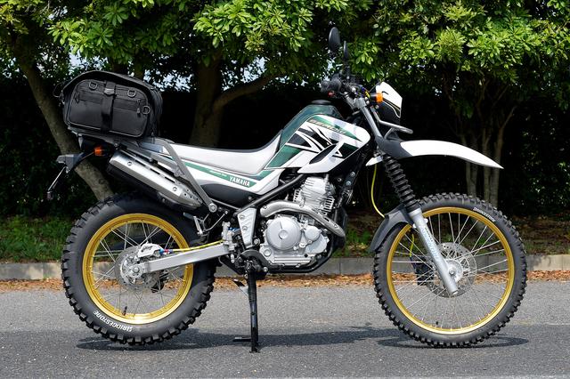 画像: SEROW250+IGAYAロングツーリングシートバッグ(42L)