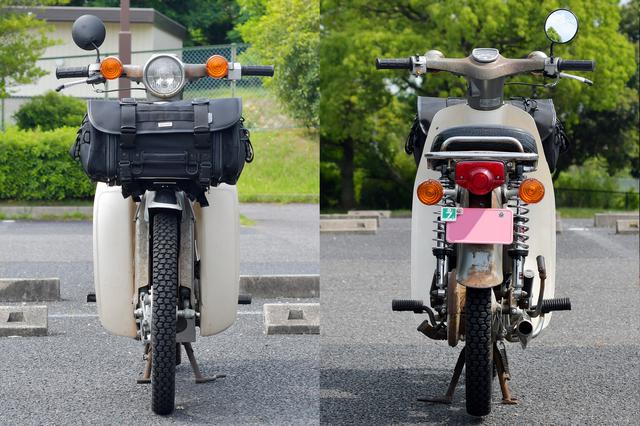 画像: 前後から見ると収まり良いけど、割と存在感はすごい。かわいいし、目立つぞ。