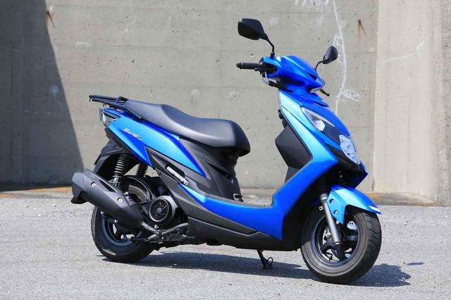 画像: SUZUKI SWISH(スウィッシュ) 総排気量:124cc メーカー希望小売価格(税込):32万4500円