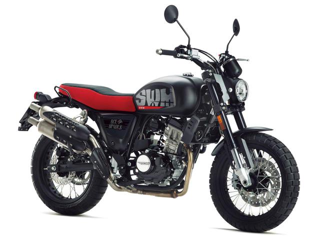 画像: SWM「ACE OF SPADES 125」