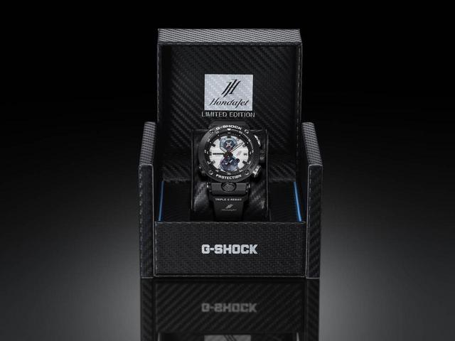 画像4: 各部に「HondaJet」の要素を盛り込んだアナログタイプのG-SHOCK