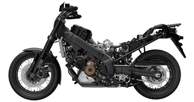 画像: 本格スポーツモデルのようなメインビームを備えたアルミダイヤモンドフレームを採用。高い直進安定性とコーナリング性能を誇る。