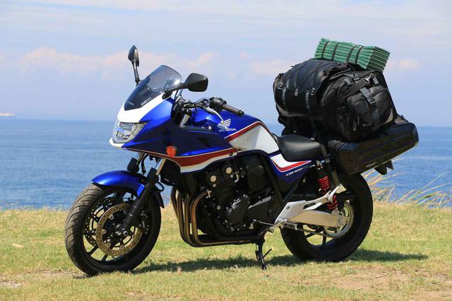 画像: 装着車両:ホンダ「CB400 SUPER BOL D’OR」 ※タナックスのサイドバッグ「スポルトシェルケース」も合わせて装着しています。