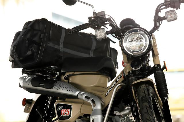 画像: MFK-102 キャンピングシートバッグ2/装着車両:ホンダ「CT125・ハンターカブ」