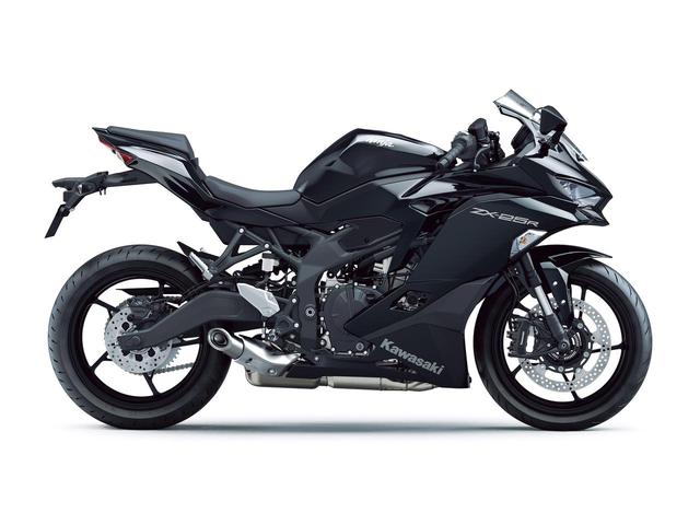 画像: ベースグレードとなるスタンダードはソリッドブラックのみの設定。SEに標準のクイックシフターやスライダー、スモークスクリーンなどのパーツはオプション扱いとなる。