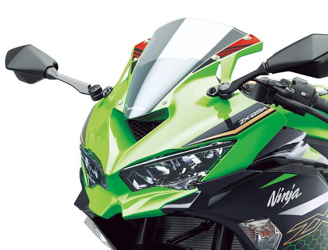 画像: ウインドシールド(スモーク) 上級仕様車SEには標準装備、スタンダードではアクセサリー扱いとなるウインドシールド。形状は同じだがこちらはスモーク仕様。