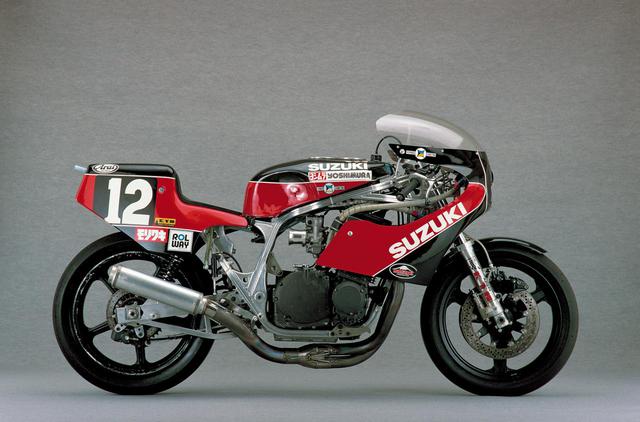 画像: モリワキ流2本ショックアルミフレームにヨシムラGSXエンジンの親子合作車