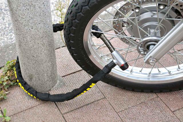 画像: バイクの保管場所を工夫する